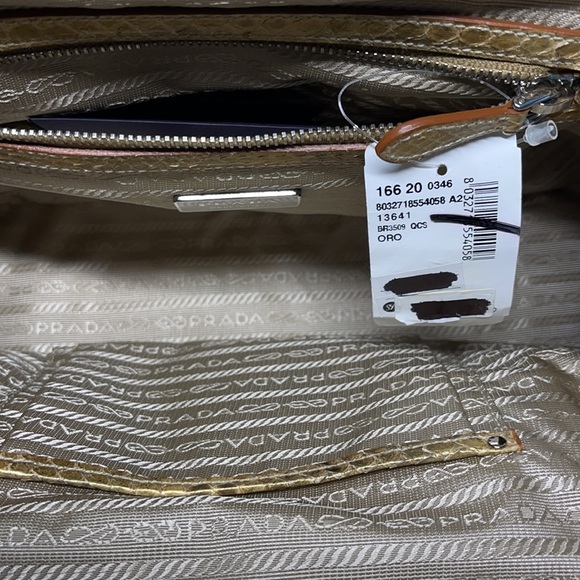 ✨PRADA Pitone Frame Bag w/ Tags - Picture 10 of 12